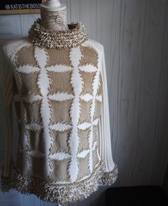 Vtg SUSAN BRISTOL LTD 1987 SHAG  SWEATER LG